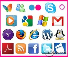 icones-icons-yahoo-adobe-rss-borboleta-msn-firefox-flickr-gmail-facebook-skype-twitter-wordpress-internet-explorer-microsoft-google-myspace-orkut-media-player-linux