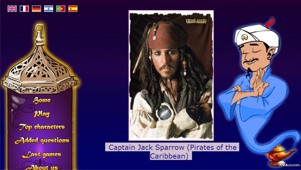 AKINATOR - O GÊNIO QUE LÊ OS SEUS PENSAMENTOS 