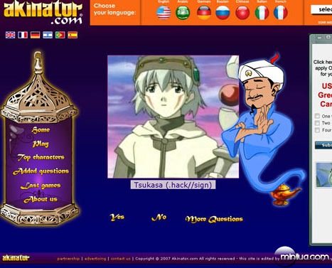 AKINATOR - O GÊNIO QUE LÊ OS SEUS PENSAMENTOS 