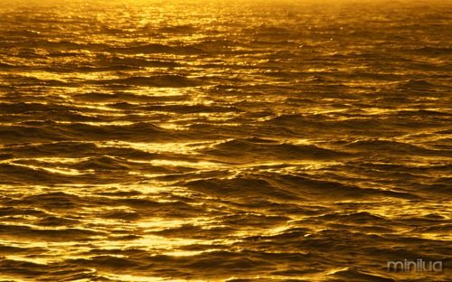 Gold-Ocean-Sunset-Beach-Wallpaper-