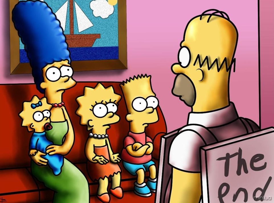 The_Simpsons___The_end_by_bennettua