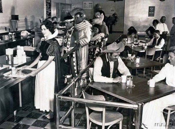 Cafetería de Disney en 1961.