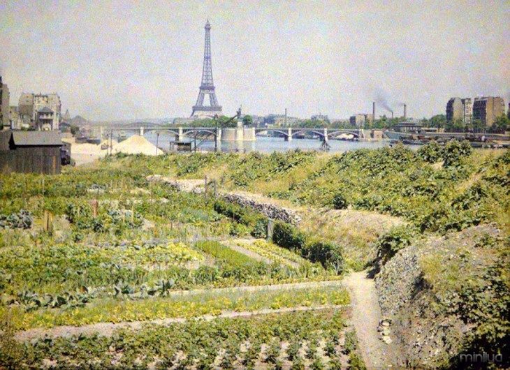 fotografia de Paris em 1914