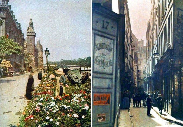 fotografias das ruas de Paris em 1914 