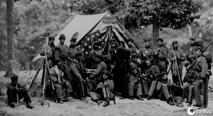 soldados da Guerra Civil usado