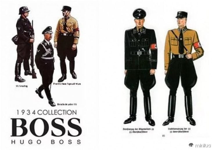 uniformes nazistas hugo boss