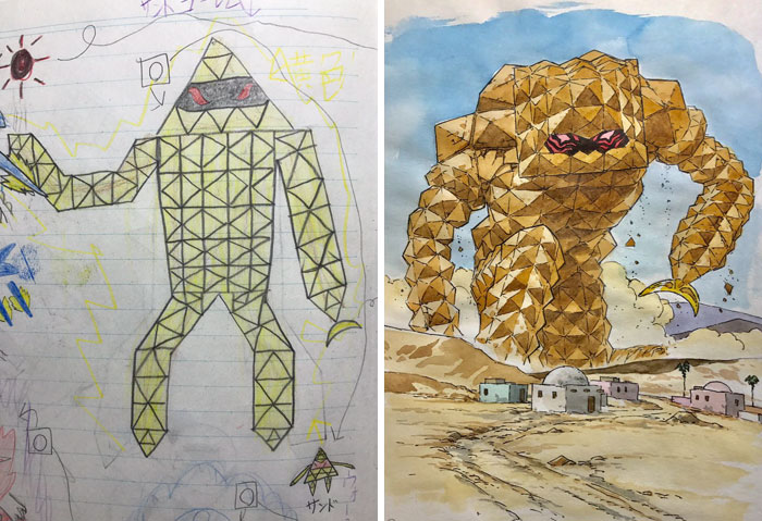 Golem de areia Golem de areia