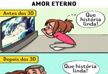 12 ilustrações que mostram como é o amor antes e depois dos 30 anos