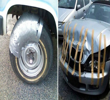 12 donos de carros que provam que a fita adesiva é melhor do que um mecânico