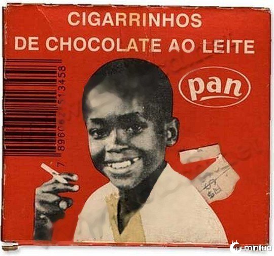 Cigarrinhos de chocolate Pan.