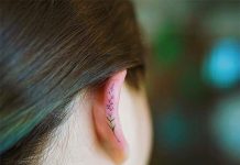 Tatuagens na hélice da orelha fazem sucesso no Instagram e você vai adorar