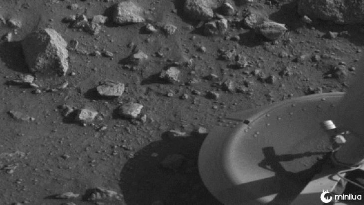 primeira foto em Marte