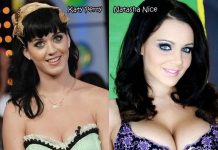 52 famosas de Hollywood e suas sósias do mundo de filmes adultos