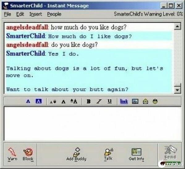 SmarterChild dos primeiros chats