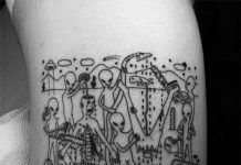 As tatuagens trashy desse artista vão surpreender você