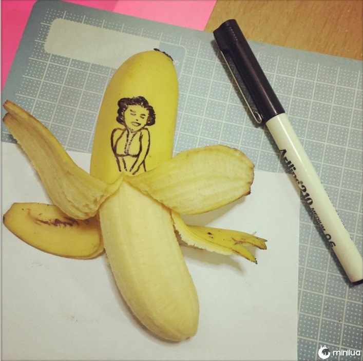 Bananas podem se transformar em musas.