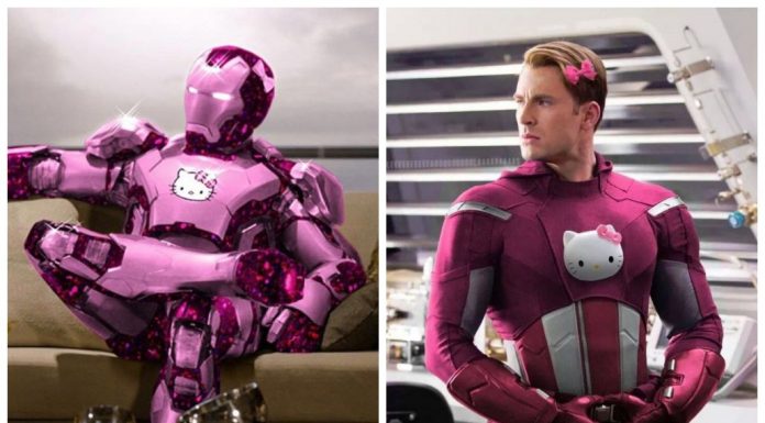 Avengers fantasiados de HELLO KITTY serão, definitivamente, a melhor coisa da sua semana