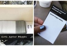 A versão de Harry Potter dos "cartões contra a humanidade" existe, e é tudo o que você precisa.