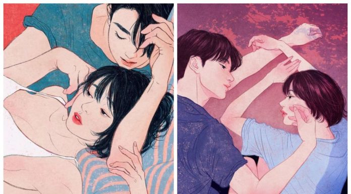 Essa Ilustradora coreana captura o amor e a intimidade tão bem que é quase possível senti-lo