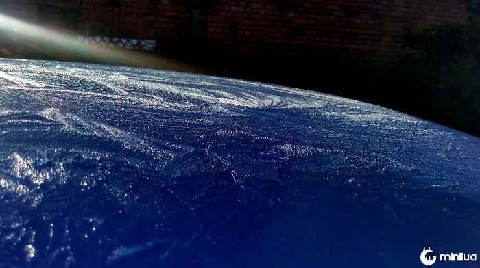 Frost Of The Roof Of My Car This Morning Looks A Bit Like A View Of The Earth From Space