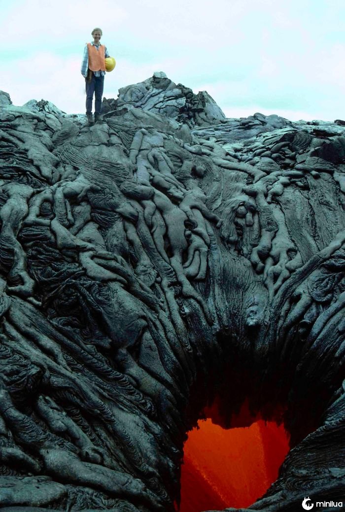 This Lava Pit Looks Like It's Sucking The Souls Of The Damned Into Hell