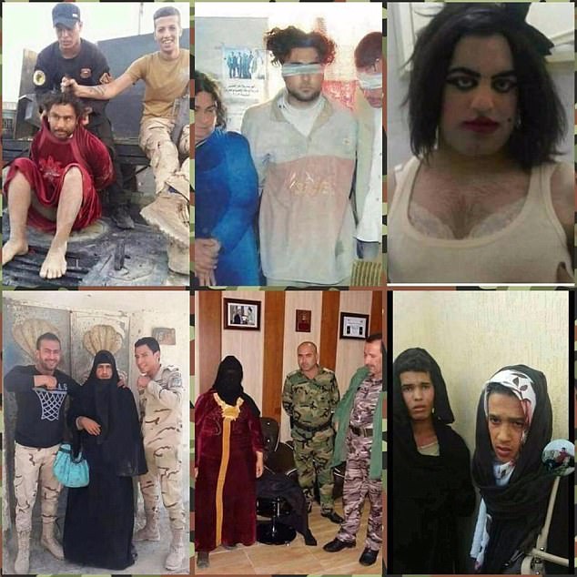 Jihadista disfarçado de mulher