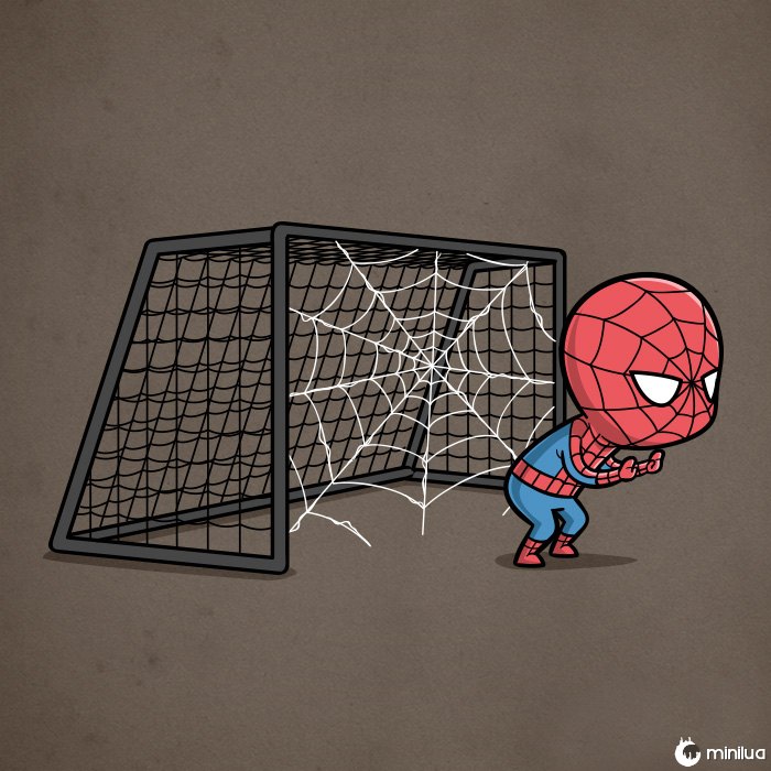 Sporty Spider Man - Futebol
