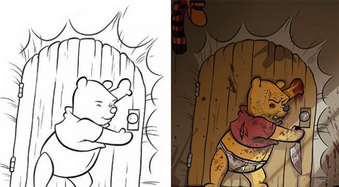 É isso o que acontece quando você coloca um livro de colorir na mão de um adulto