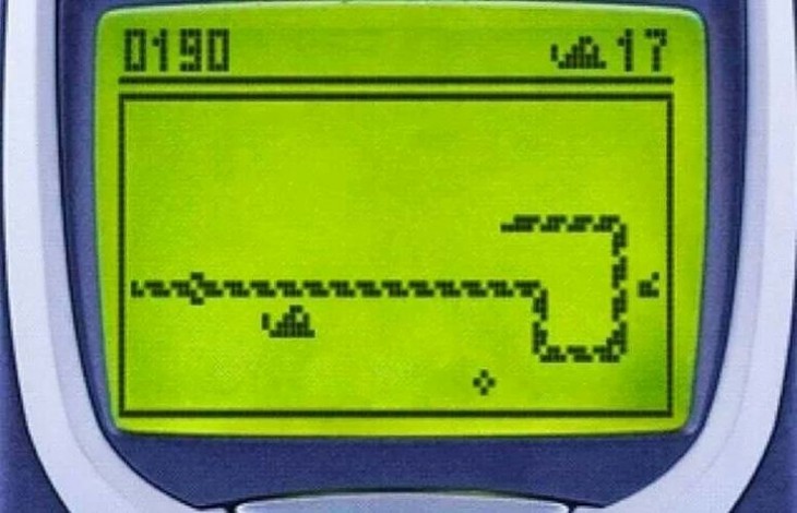Screenshot de um jogo Nokia Cobra 