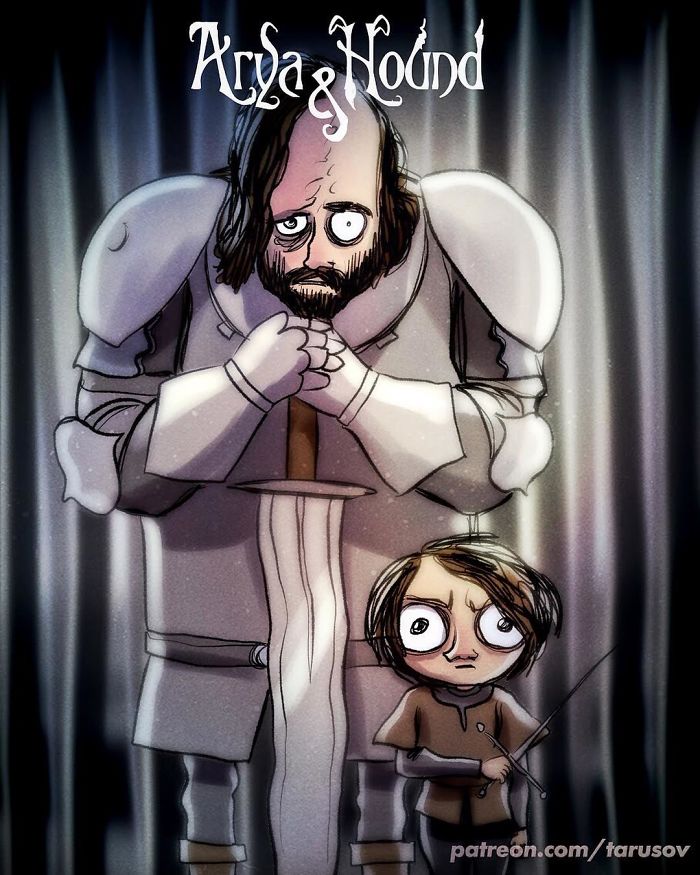 Arya Stark e The Hound