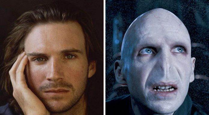 Fotos de atores antes e depois de suas transformações.