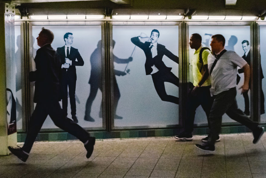 Coincidências indignas surpreendentes na fotografia da rua Nova York de Jonathan Higbee