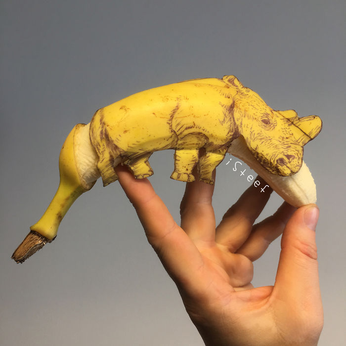 Artista Transforma Bananas Em Verdadeiras Obras De Arte E O Resultado é Incrível