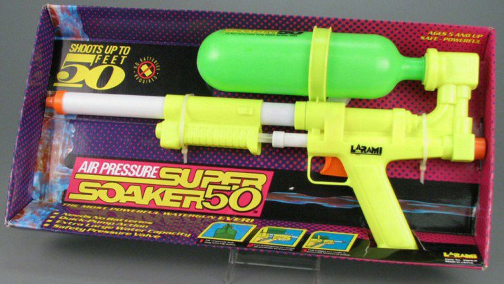 Pistola de água Super Soaker 