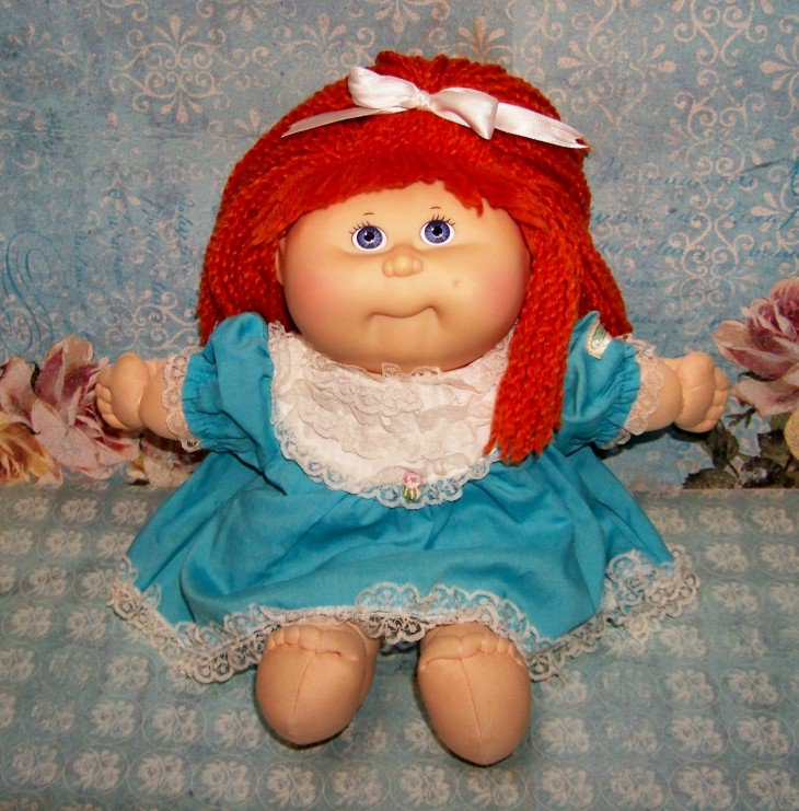 Reparo de repolho de cabelo vermelho Kids Doll 