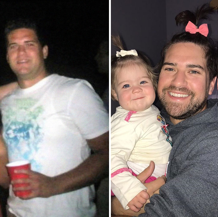 Antes e depois de ter filhos