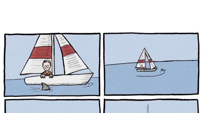 Este artista cria quadrinhos estúpidos para pessoas com um senso de humor negro