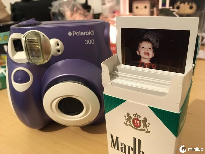 Polaroid 300s Fit Perfectly In A Pack Of Cigarettes