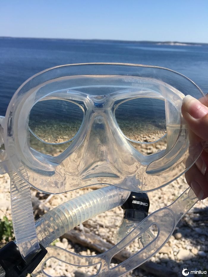 Had A Pair Of Prescription Lenses Which Fit Perfectly In My Mask. I Could See All The Fishes Clearly