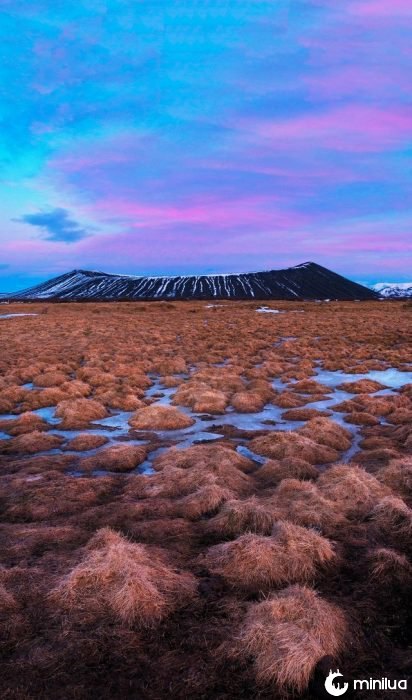 Crater Hverfjall, Islandia