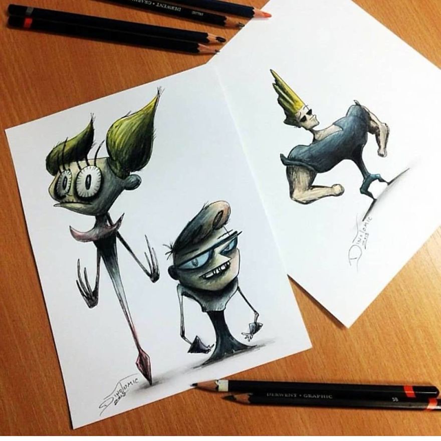 This Artist Transforms Your Favorite Character From Evil Beings That Will Destroy All Your Childhood Memories