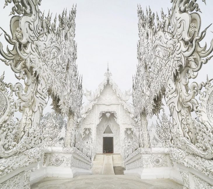 Templo Wat Rong Khun. Tailandia