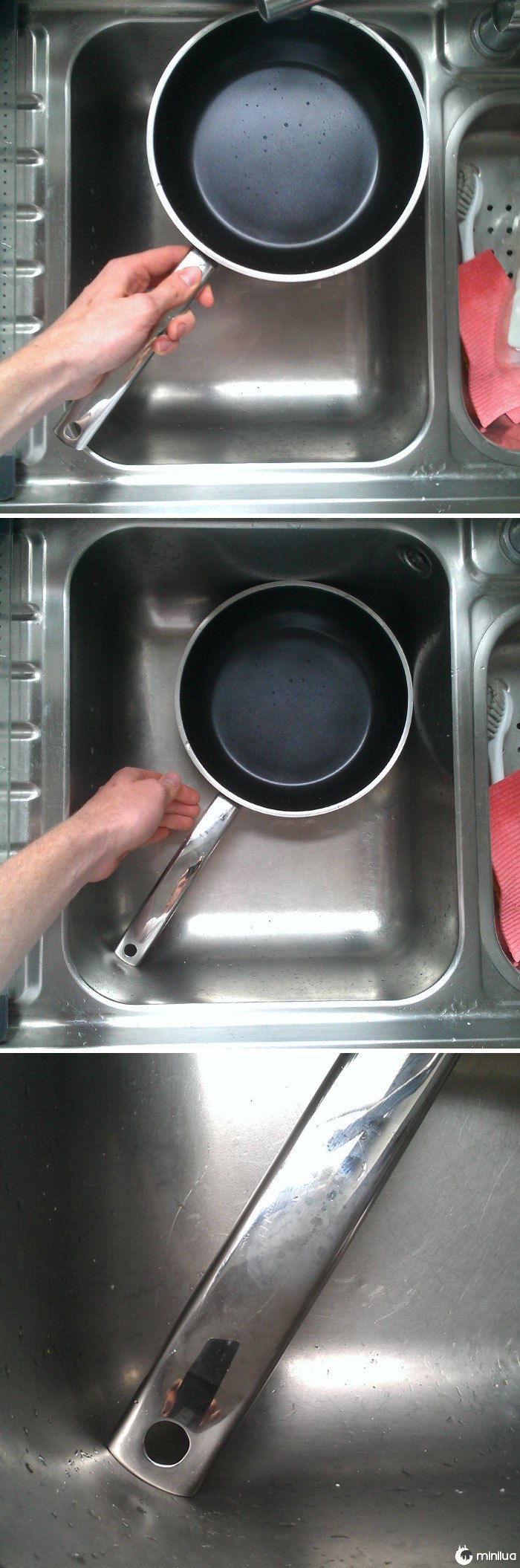 My Frying Pan Fits Perfectly Into My Sink