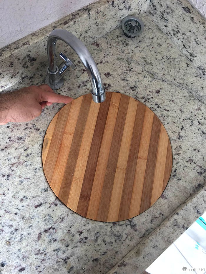 My Chopping Board Fits Perfectly In The Sink