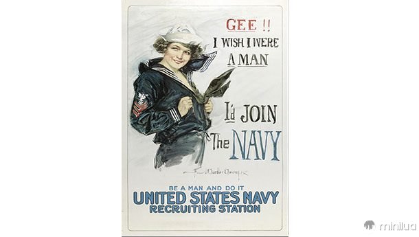 Caramba !!  Eu queria ser um homem.  Eu me juntaria à Marinha dos EUA.