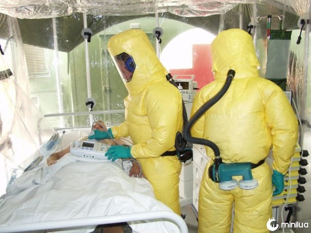 isolamento de ebola