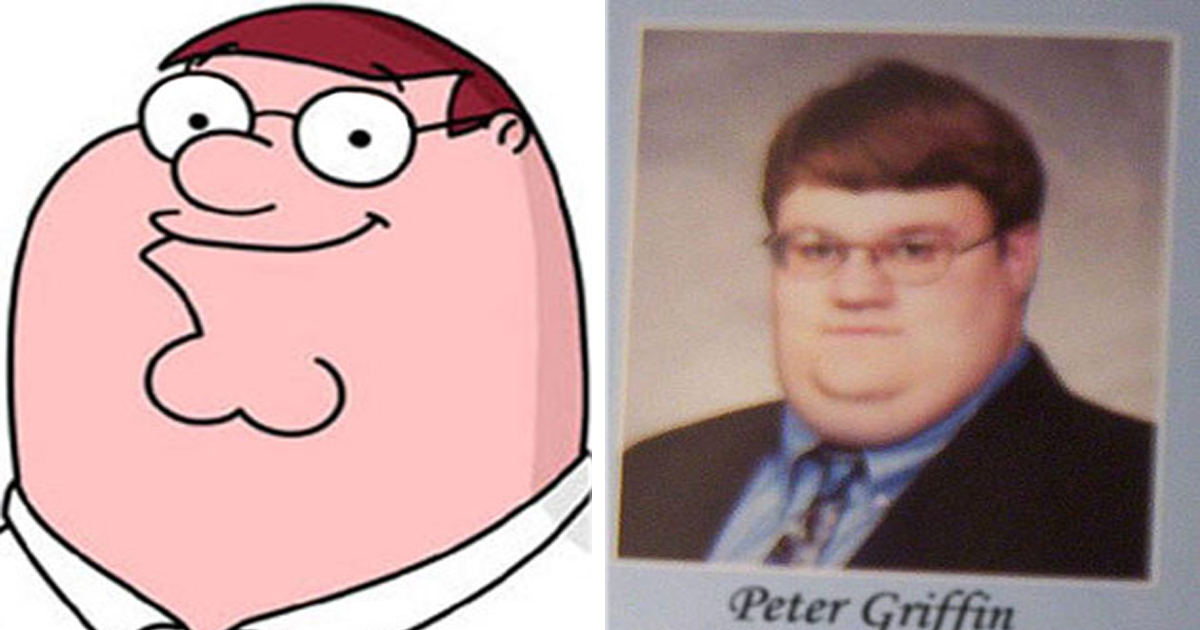 Olhe para essas pessoas reais que se parecem com personagens de Family Guy.