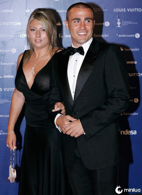 Fabio Cannavaro e Daniela Arenoso:  