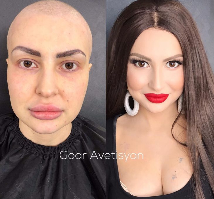 mudanças impressionantes com maquiagem
