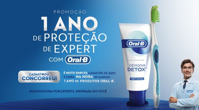 Saiba como participar da Promoção da Oral-B que vai dar 1 ano de produtos grátis!